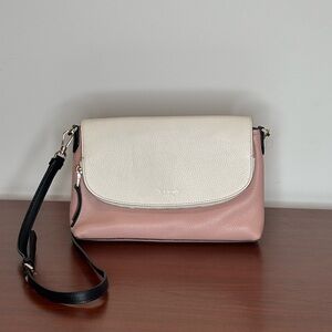 Elegant Pink and Cream Women's Bag